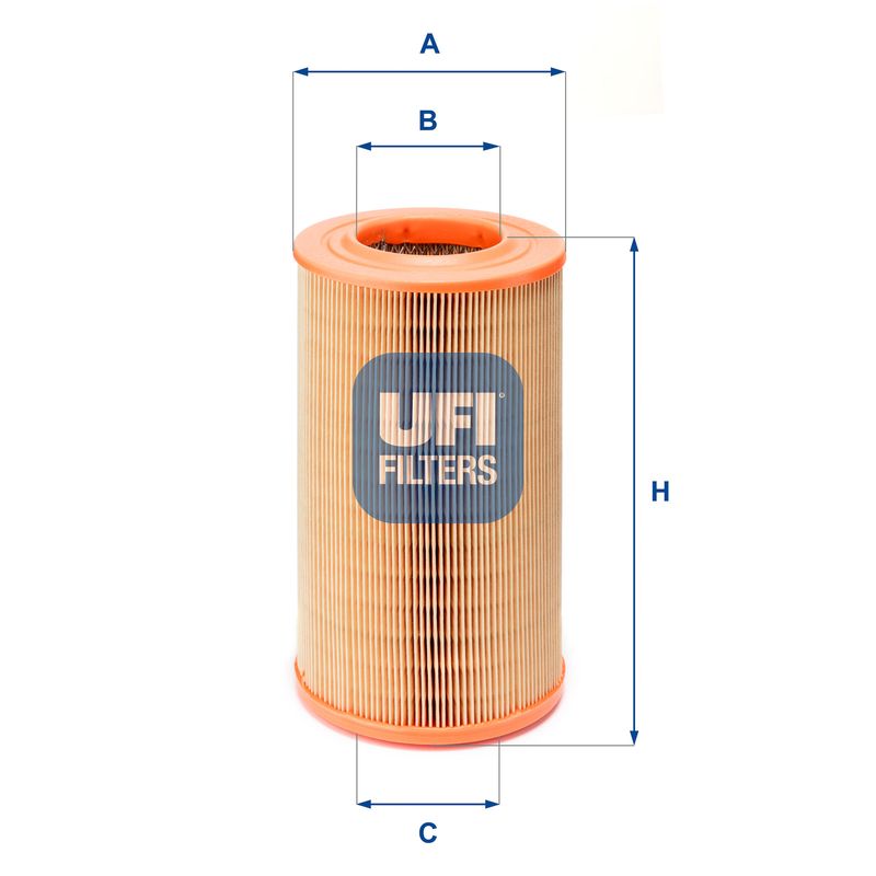 Filtr powietrza UFI 27.524.00