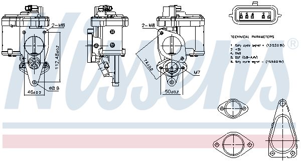Zawór AGR NISSENS 98272
