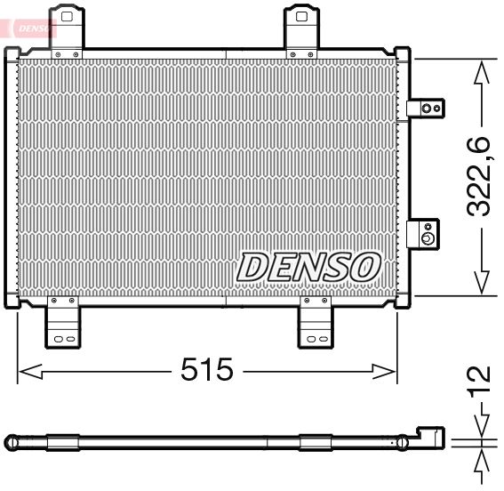 Skraplacz, klimatyzacja Denso DCN44018