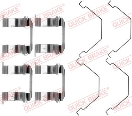 Zestaw akcesoriów, klocki hamulcowe QUICK BRAKE 109-1158