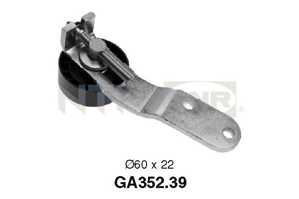 Rolka napinacza, pasek klinowy wielorowkowy SNR GA352.39