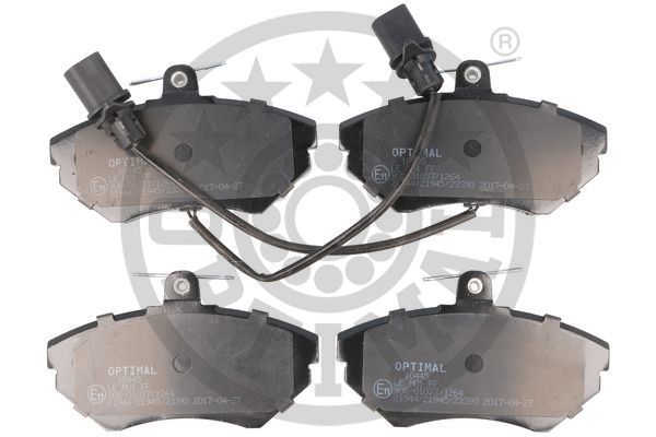 Zestaw klocków hamulcowych, hamulce tarczowe OPTIMAL BP-10445