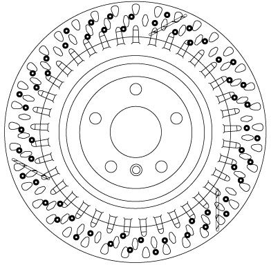 Tarcza hamulcowa TRW DF6835S