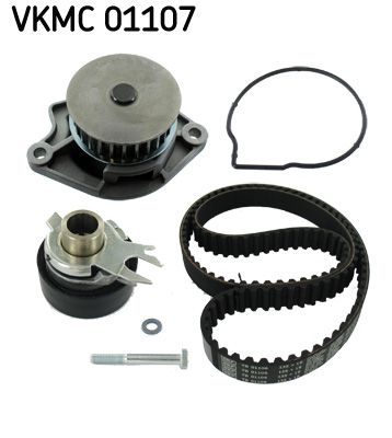 Pompa wody + zestaw paska rozrządu SKF VKMC 01107