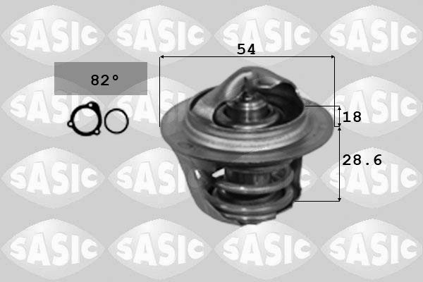 Termostat, płyn chłodzący SASIC 3306091
