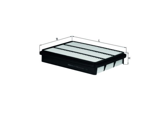 Filtr powietrza MAHLE LX1700