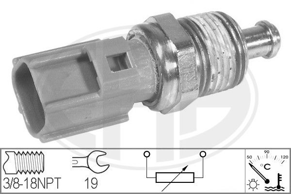 Czujnik, temperatura płynu chłodzącego ERA 330144