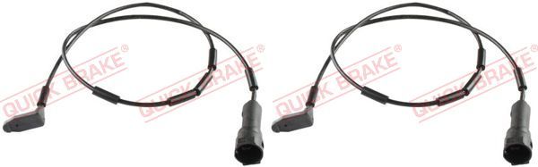 Styk ostrzegawczy, zużycie okładzin hamulcowych QUICK BRAKE WS 0119 A