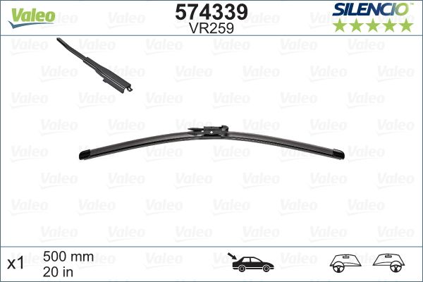 Pióro wycieraczki VALEO 574339
