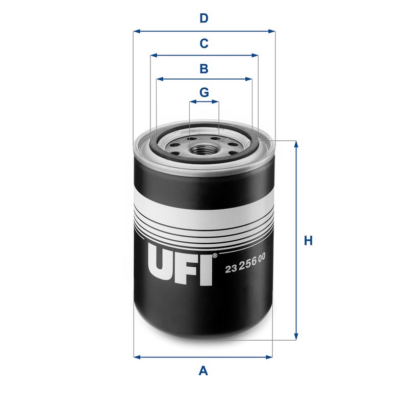 Filtr oleju UFI 23.256.00