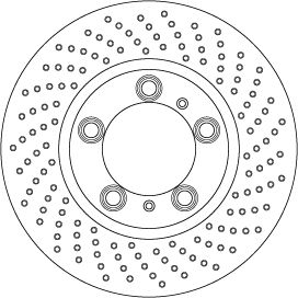 Tarcza hamulcowa TRW df6779s