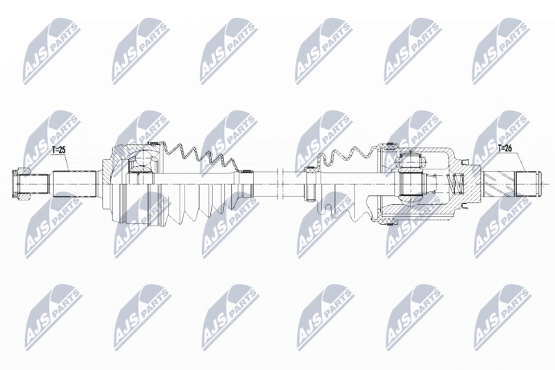 Wał napędowy NTY NPW-RE-142