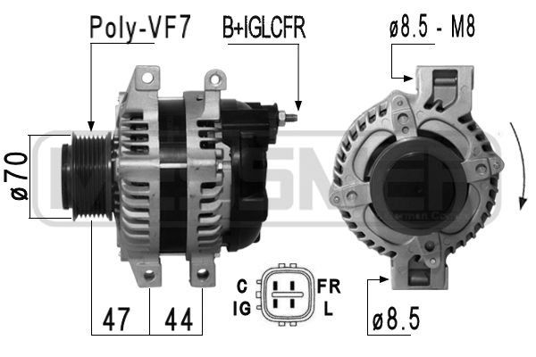 Alternator ERA 210844