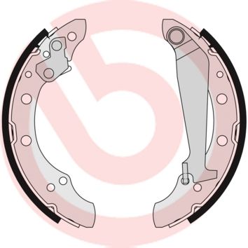 Zestaw szczęk hamulcowych BREMBO s 85 511