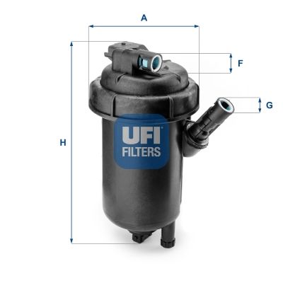 Filtr paliwa UFI 55.120.00