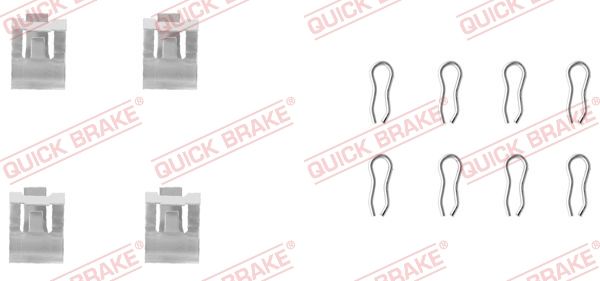 Zestaw akcesoriów, klocki hamulcowe QUICK BRAKE 109-1055