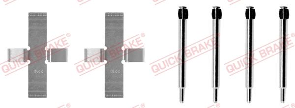 Zestaw akcesoriów, klocki hamulcowe QUICK BRAKE 109-0903