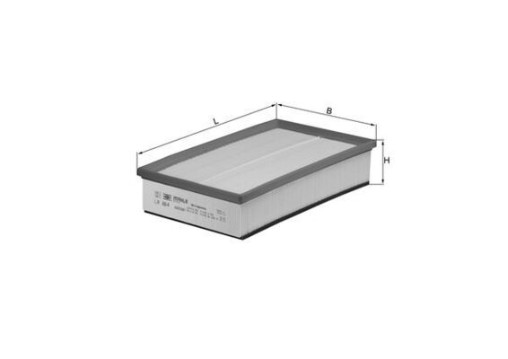 Filtr powietrza MAHLE LX864