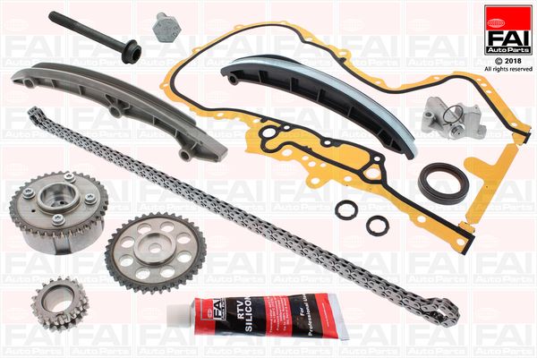 Zestaw łańcucha rozrządu FAI AutoParts tck87lvvt