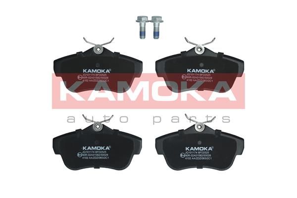 Zestaw klocków hamulcowych, hamulce tarczowe KAMOKA JQ101174