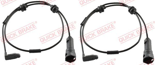 Styk ostrzegawczy, zużycie okładzin hamulcowych QUICK BRAKE ws 0158 a