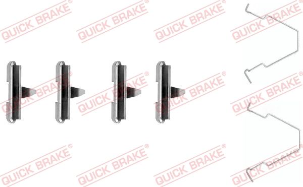 Zestaw akcesoriów, klocki hamulcowe QUICK BRAKE 109-1270