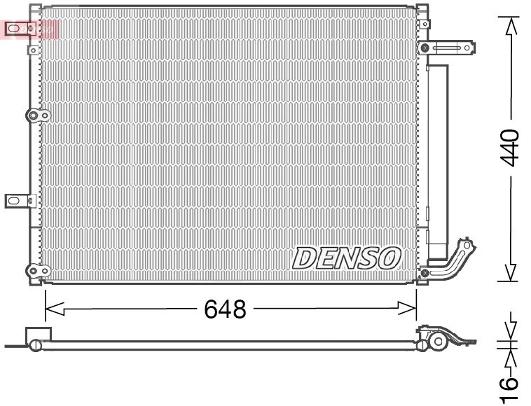 Skraplacz, klimatyzacja Denso DCN06018
