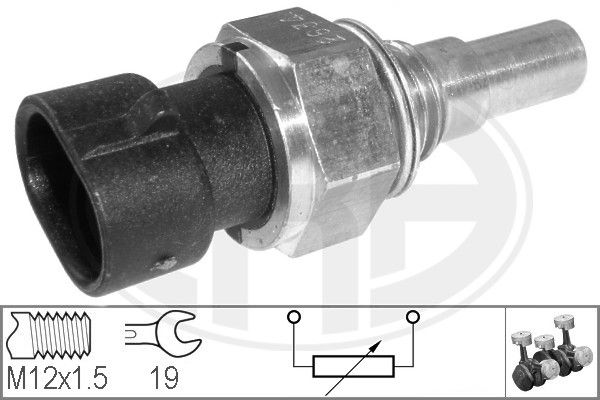 Czujnik, temperatura płynu chłodzącego ERA 330107