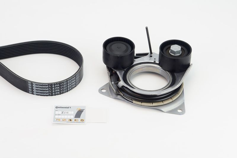 Zestaw paska klinowego wielorowkowego CONTINENTAL CTAM 8 PK 1122 EXTRA K1