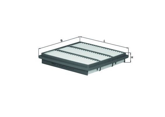 Filtr powietrza KNECHT LX 989