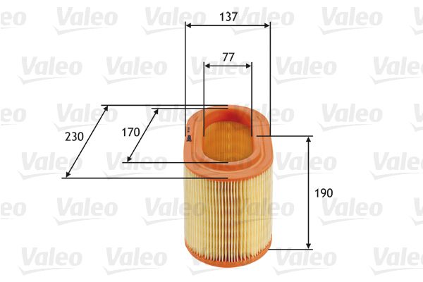 Filtr powietrza VALEO 585690