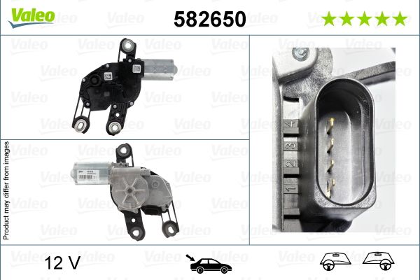 Silnik wycieraczek VALEO 582650