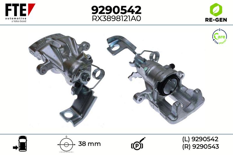 Zacisk hamulca FTE 9290542
