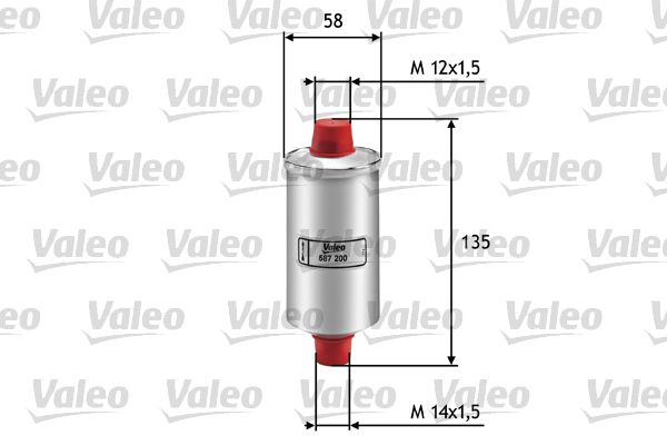 Filtr paliwa VALEO 587200