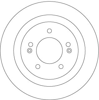 Tarcza hamulcowa TRW DF6367