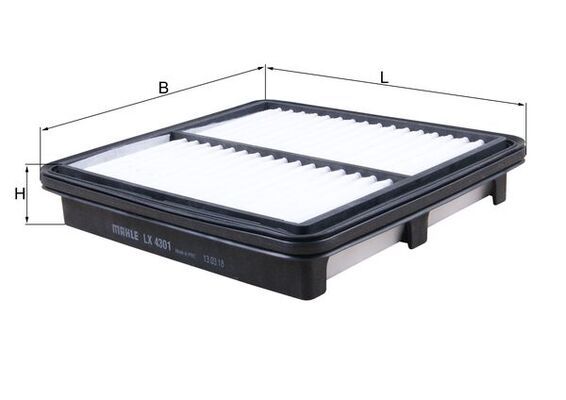 Filtr powietrza KNECHT LX 4301