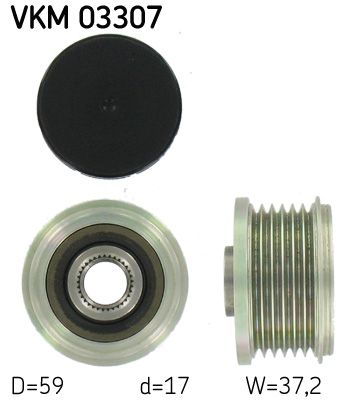 Alternator - sprzęgło jednokierunkowe SKF VKM03307