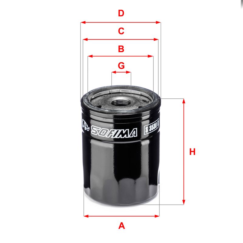 Filtr oleju SOFIMA S 3530 R