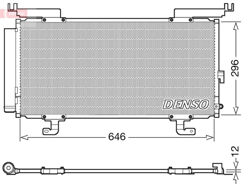 Skraplacz, klimatyzacja Denso DCN36004