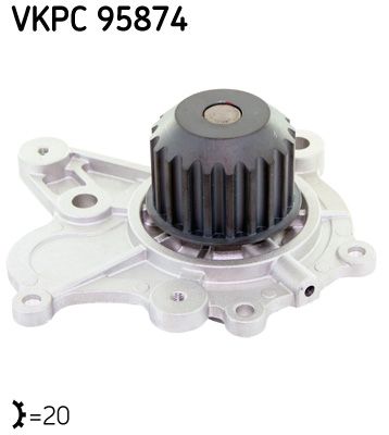Pompa wody, chłodzenie silnika SKF VKPC 95874