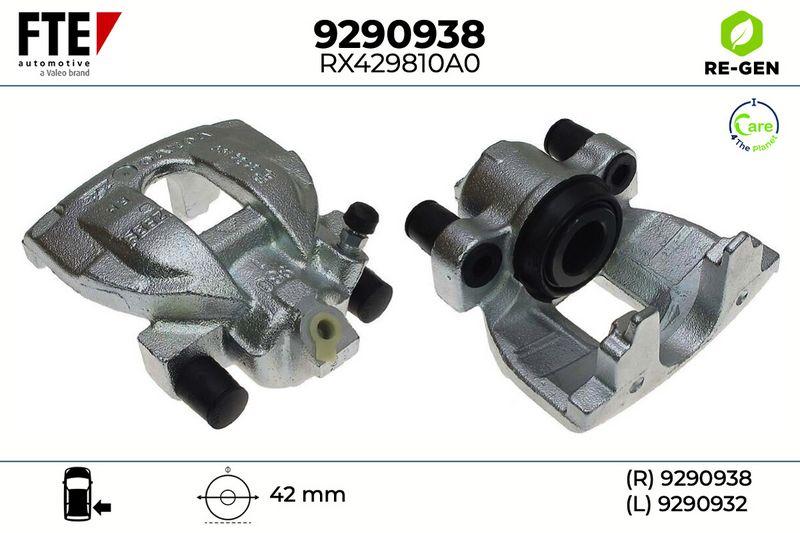 Zacisk hamulca FTE 9290938