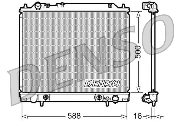 Chłodnica, układ chłodzenia silnika DENSO DRM45013