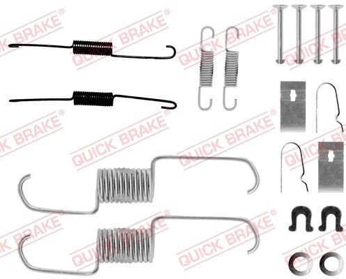 Zestaw akcesoriów, szczęki hamulcowe QUICK BRAKE 105-0743