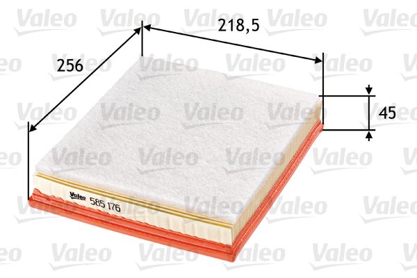 Filtr powietrza VALEO 585176