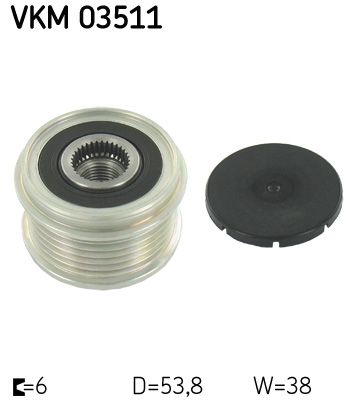 Alternator - sprzęgło jednokierunkowe SKF vkm 03511