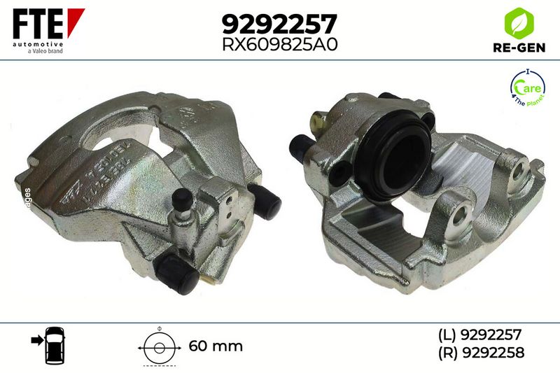 Zacisk hamulca FTE 9292257