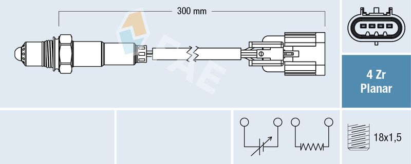 Sonda lambda FAE 77669