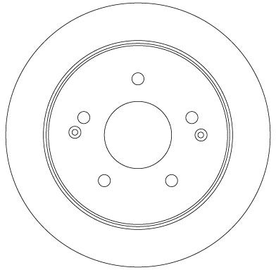 Tarcza hamulcowa TRW DF6879S