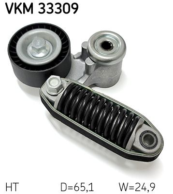 Rolka napinacza, pasek klinowy wielorowkowy SKF VKM 33309
