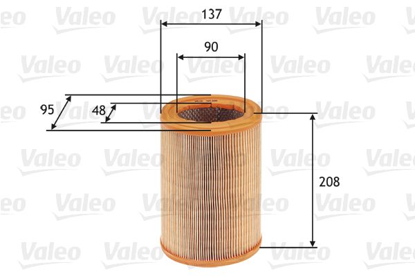 Filtr powietrza VALEO 585608